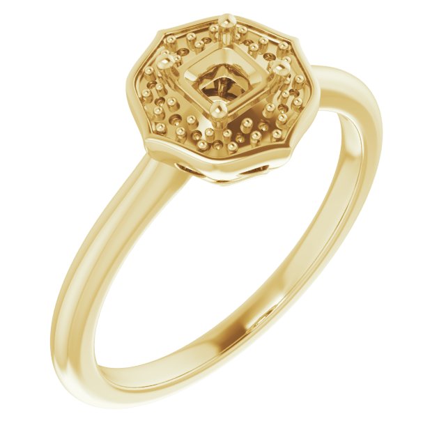 Vintage-Inspired Halo-Style Ring