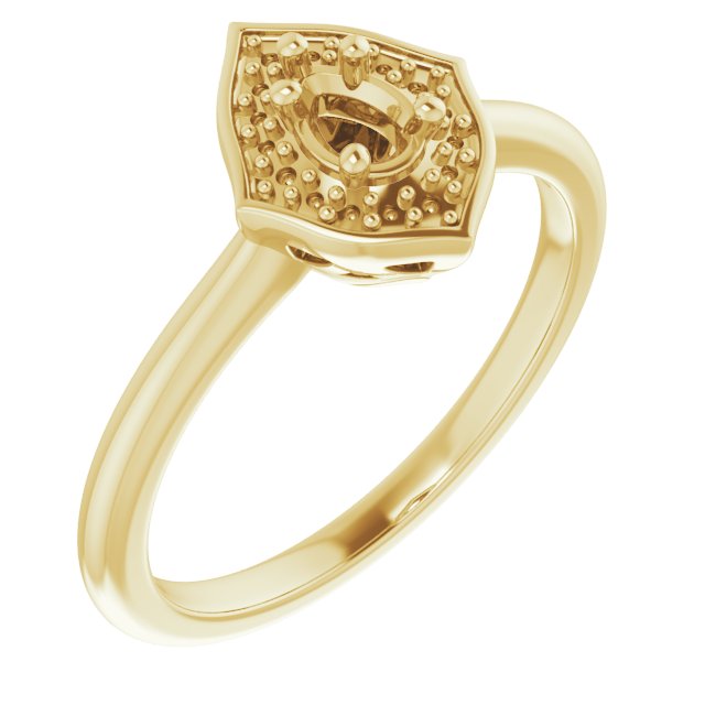 Vintage-Inspired Halo-Style Ring