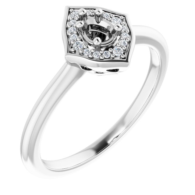 14k White Gold