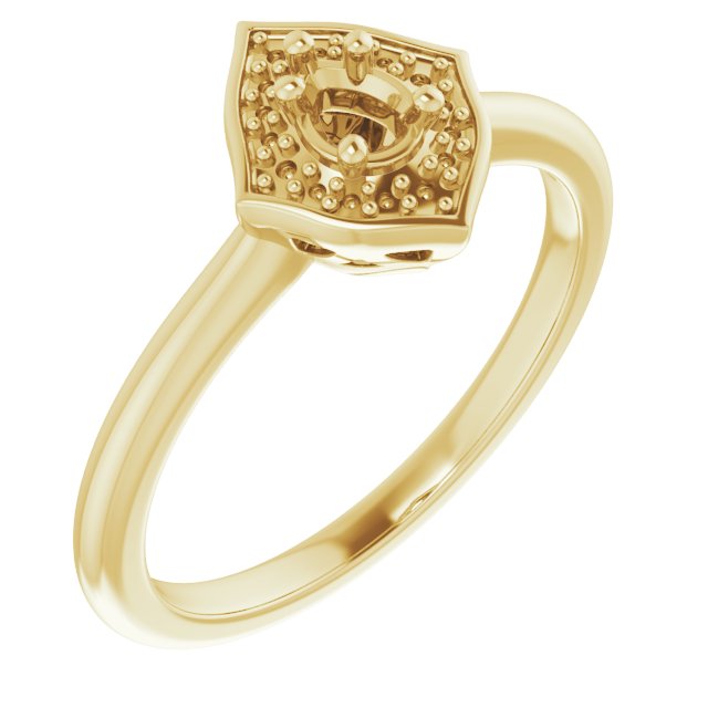 Vintage-Inspired Halo-Style Ring