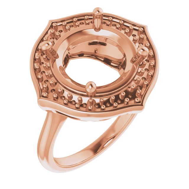 Vintage-Inspired Halo-Style Ring