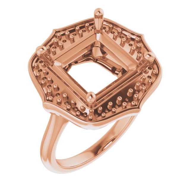 Vintage-Inspired Halo-Style Ring