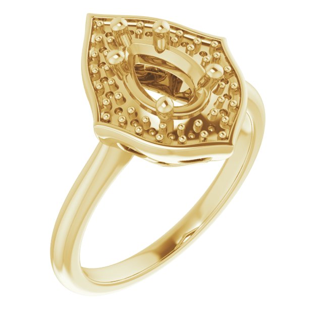 Vintage-Inspired Halo-Style Ring