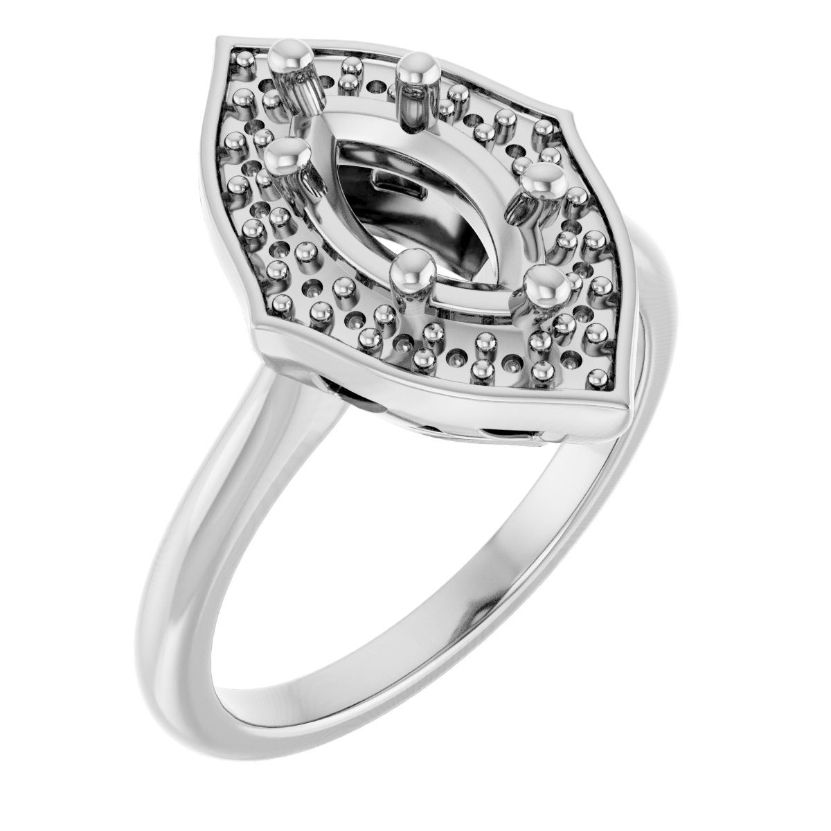 Vintage-Inspired Halo-Style Ring