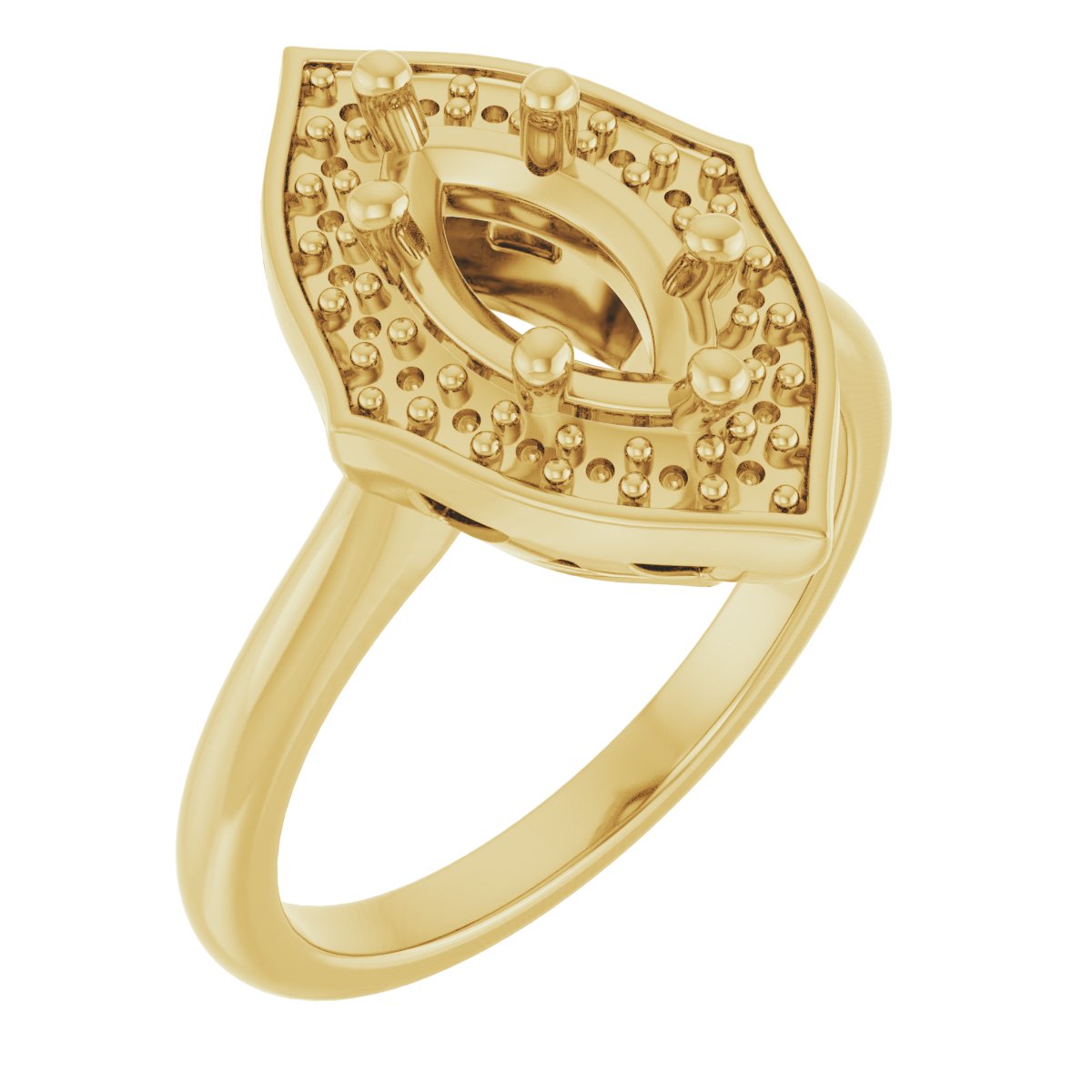 Vintage-Inspired Halo-Style Ring