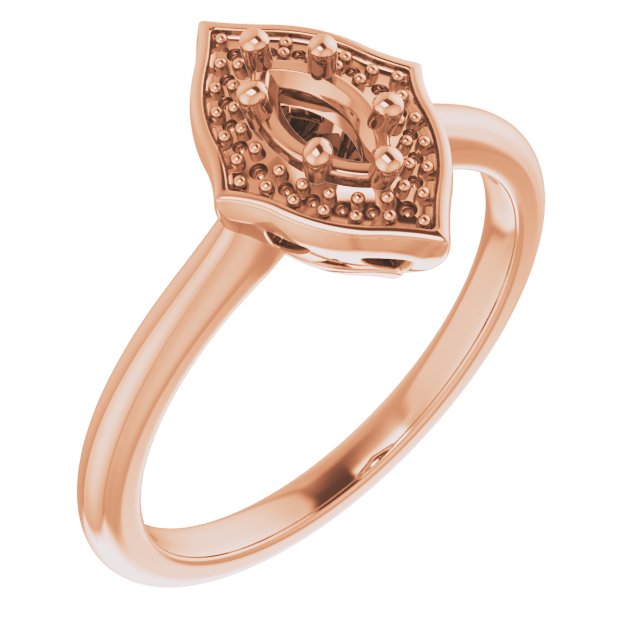 Vintage-Inspired Halo-Style Ring