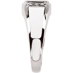 Natural Tanzanite & 1/8 CTW Natural Diamond Ring view 3