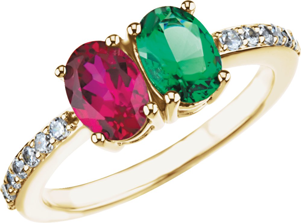 Accented Family Ring