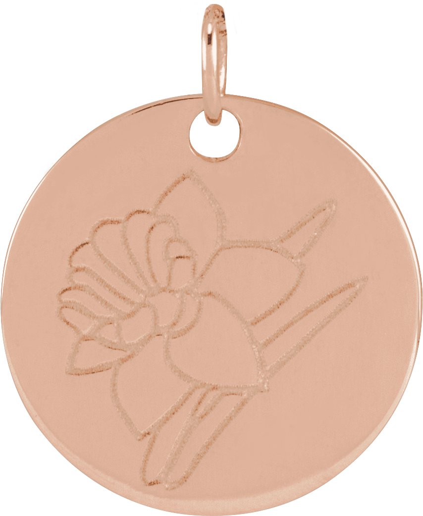 Birth Flower Necklace or Pendant