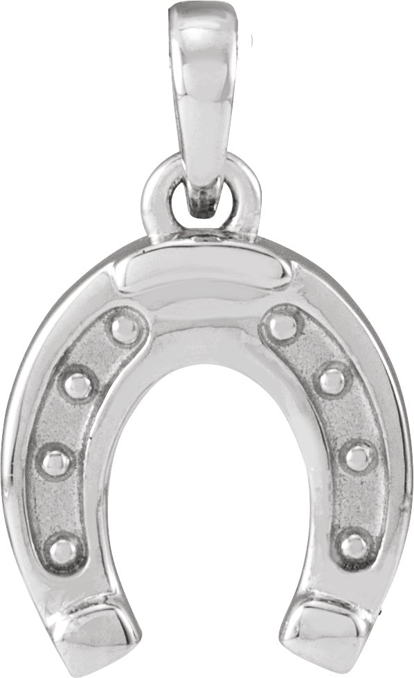 Sterling Silver Horseshoe Pendant