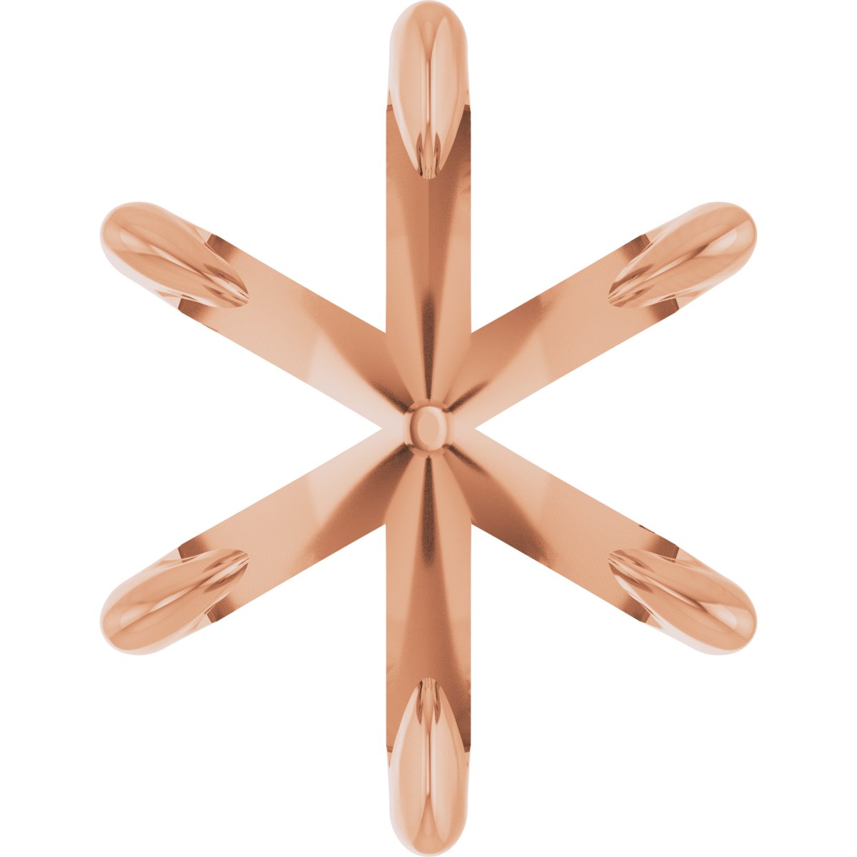 Pre-Notched Claw-Prong Shank Setting
