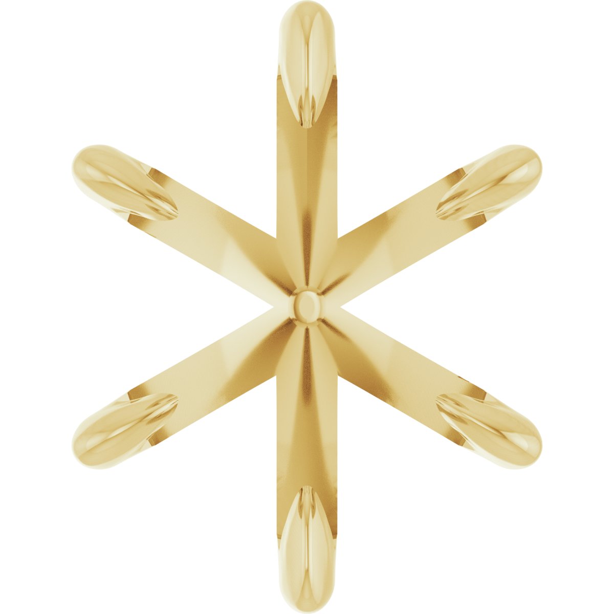 Pre-Notched Claw-Prong Shank Setting