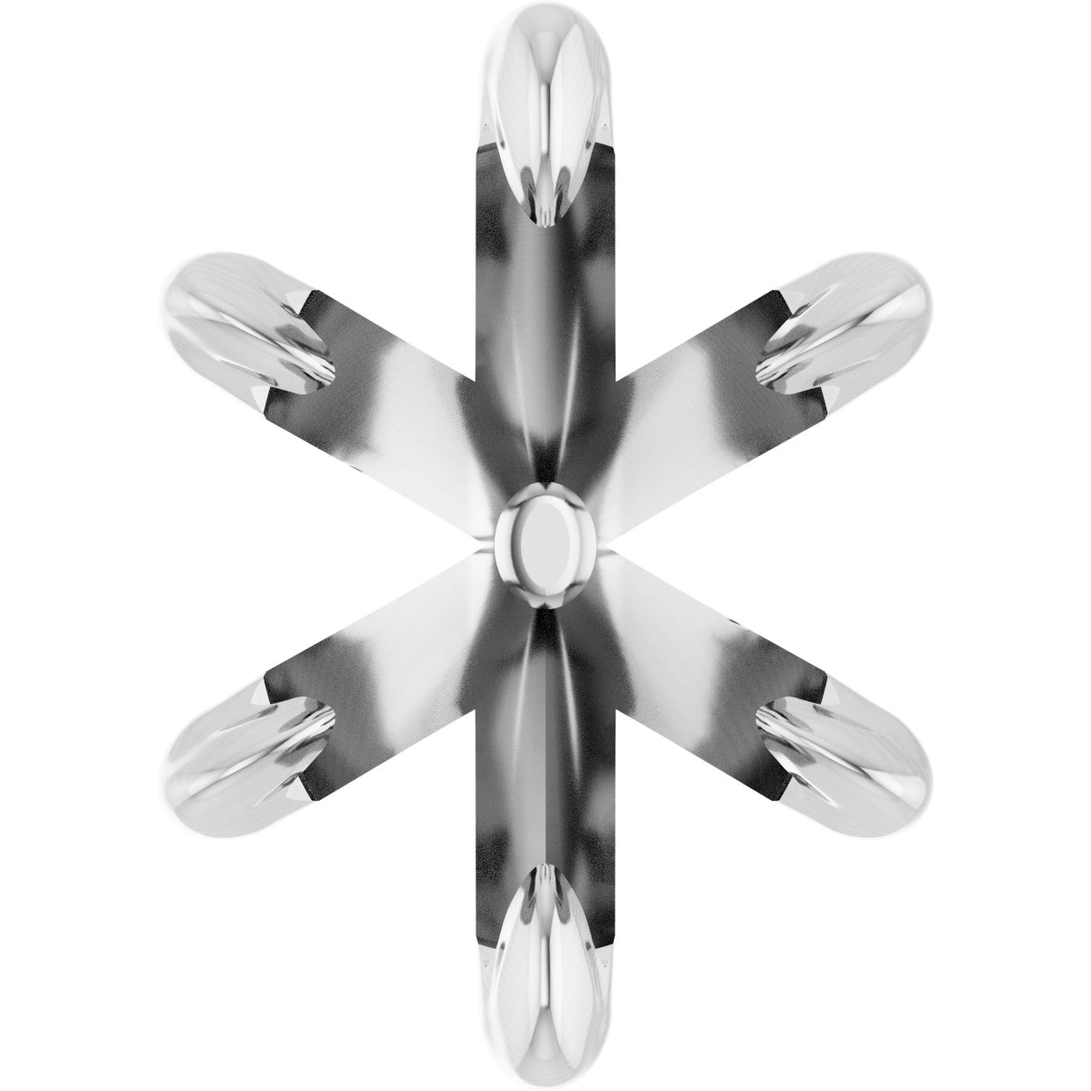 Pre-Notched Claw-Prong Shank Setting