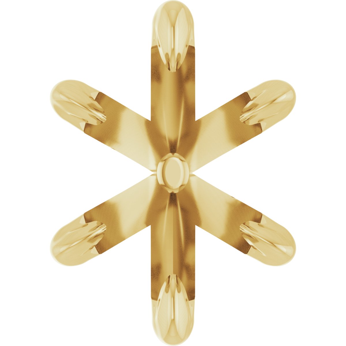 Pre-Notched Claw-Prong Shank Setting