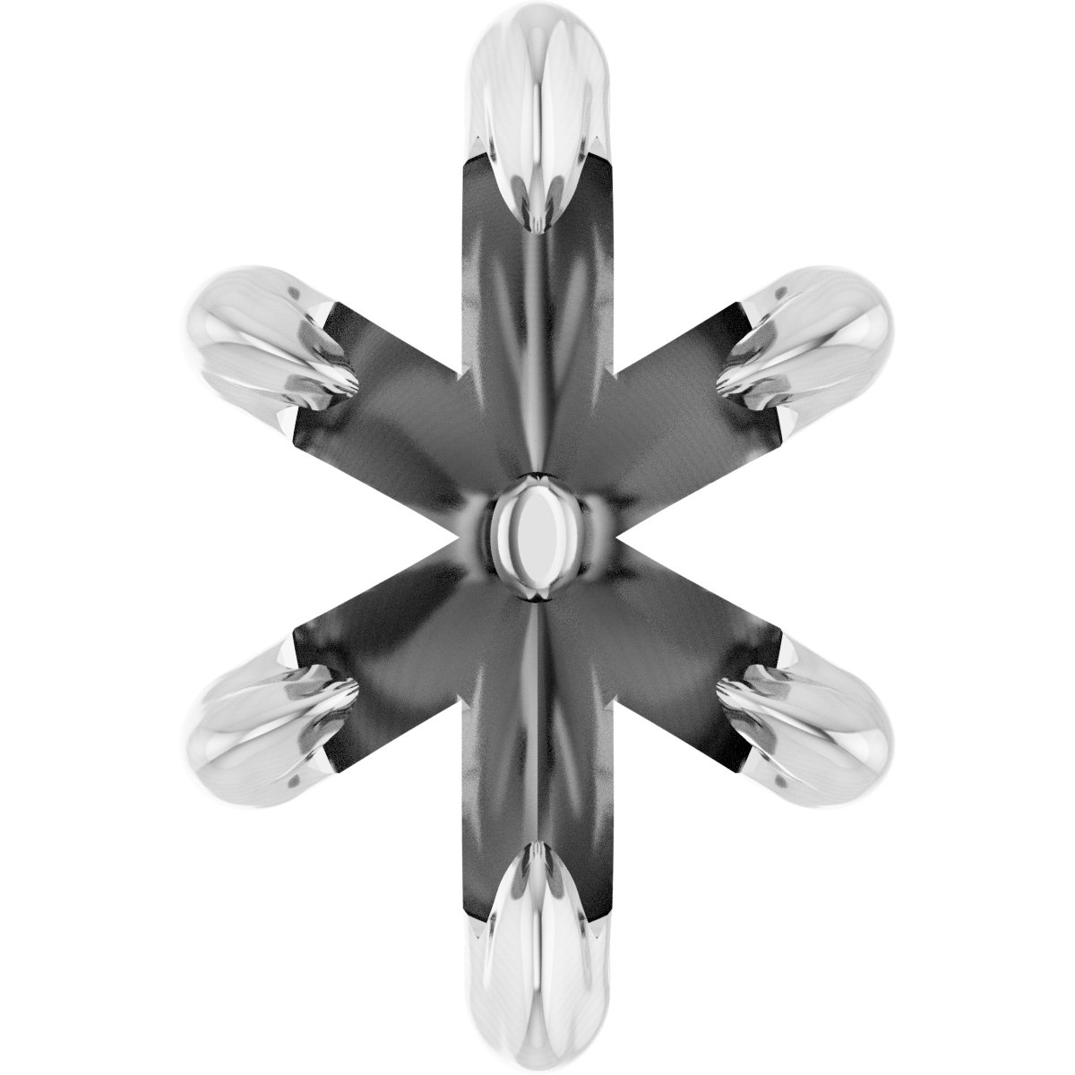 Pre-Notched Claw-Prong Shank Setting