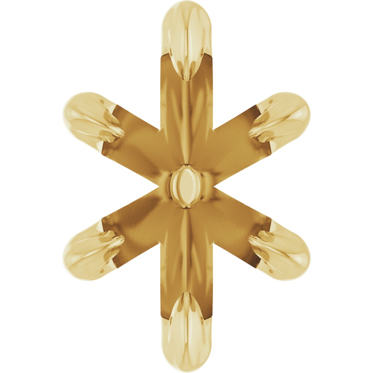 Pre-Notched Claw-Prong Shank Setting
