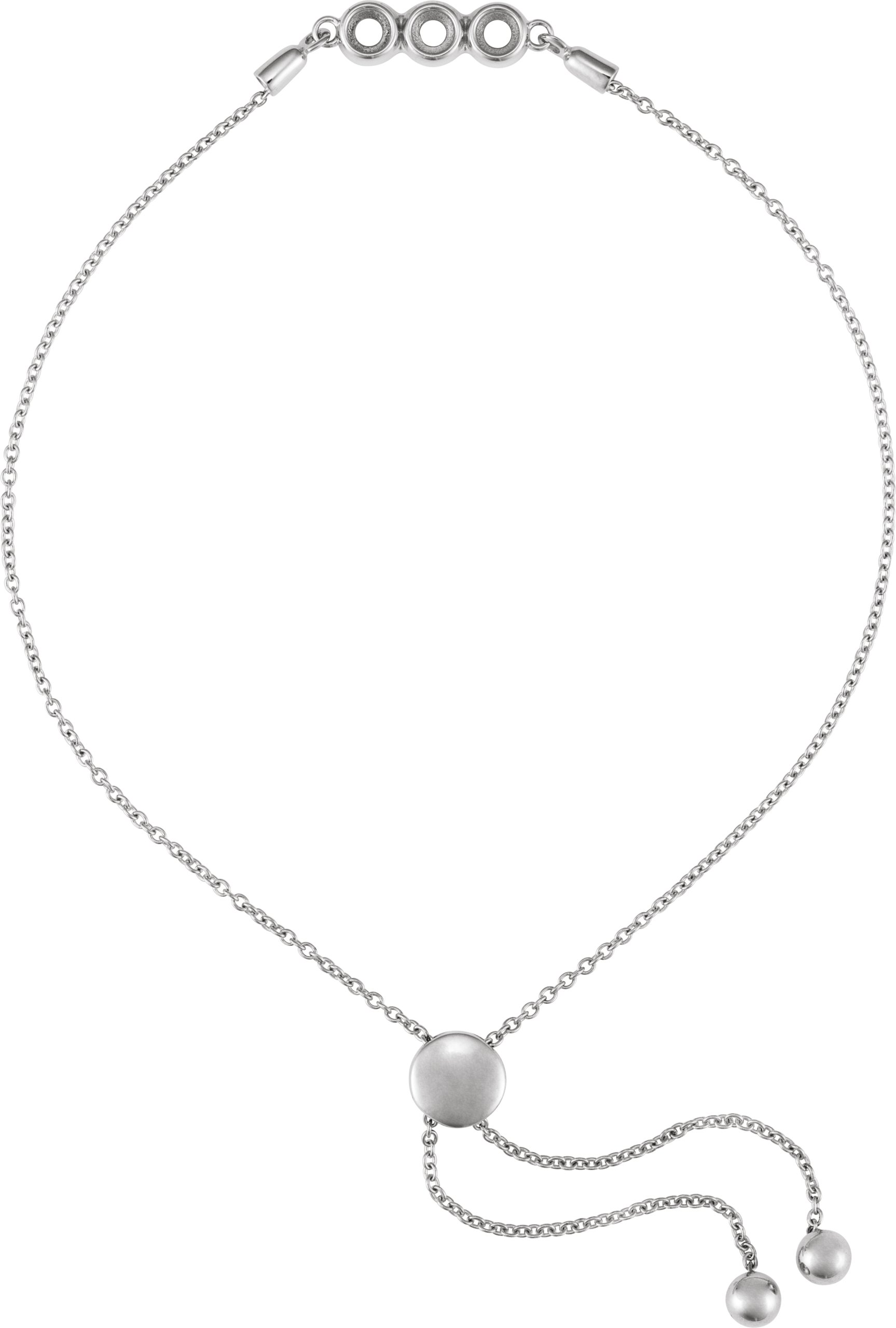 Family Bezel-Set Bracelet