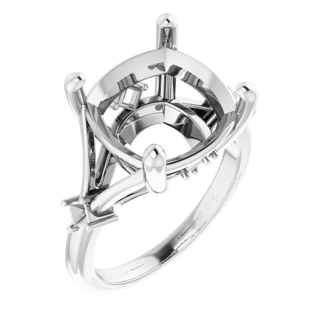 Accented Engagement Ring