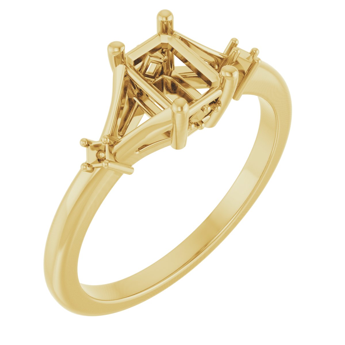 Accented Engagement Ring