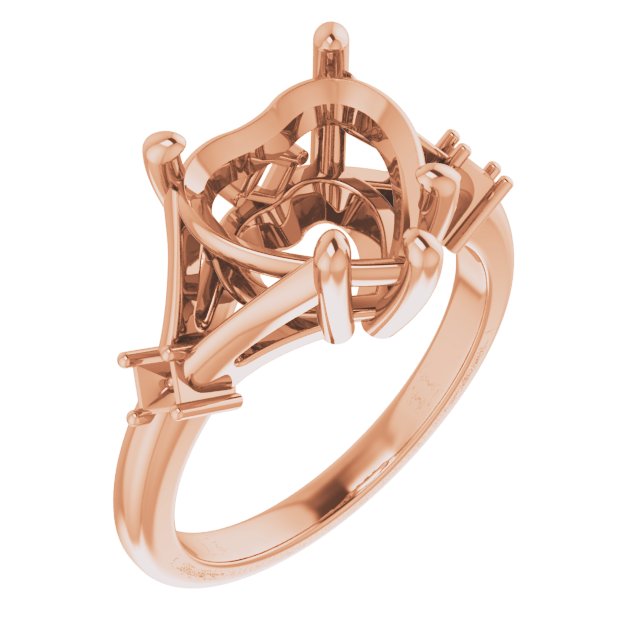 Accented Engagement Ring