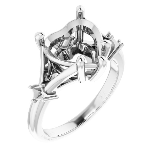 Accented Engagement Ring