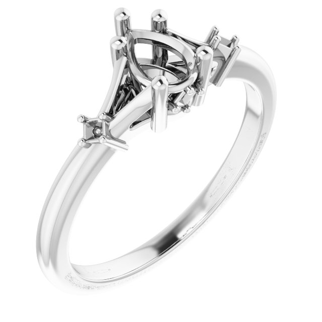 Accented Engagement Ring