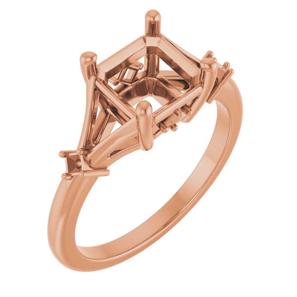 Accented Engagement Ring