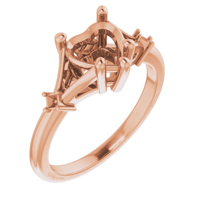 Accented Engagement Ring