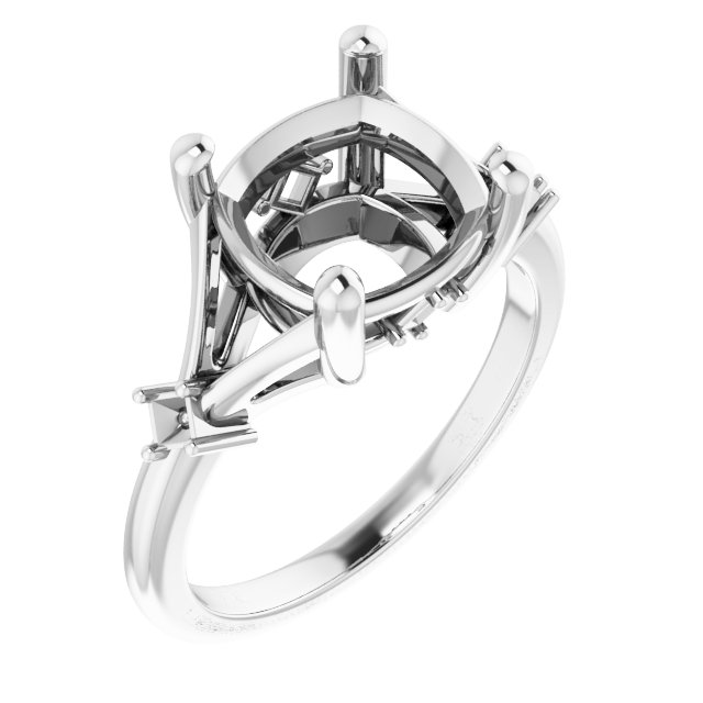Accented Engagement Ring