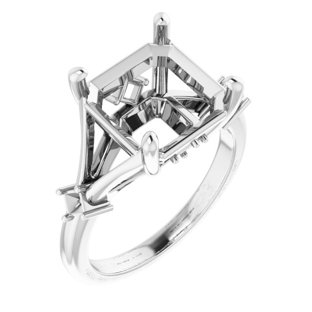 Accented Engagement Ring