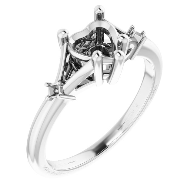 Accented Engagement Ring