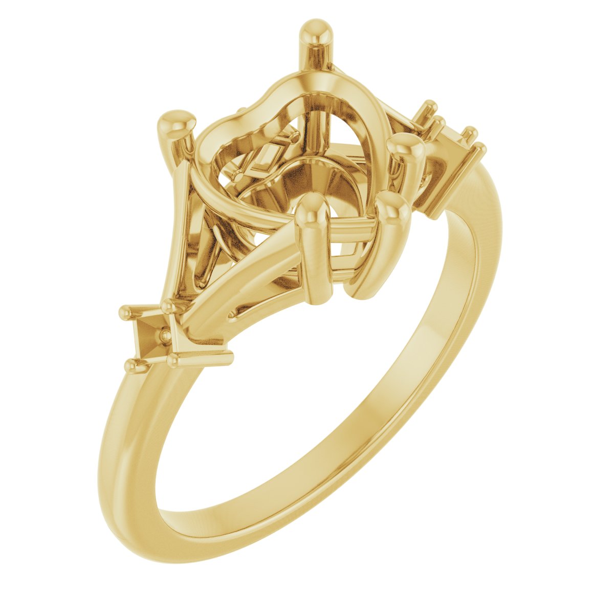 Accented Engagement Ring