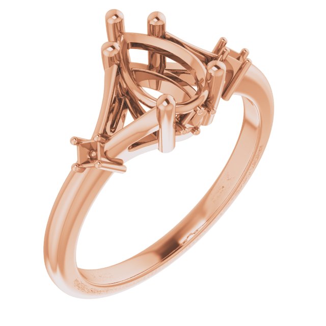 Accented Engagement Ring
