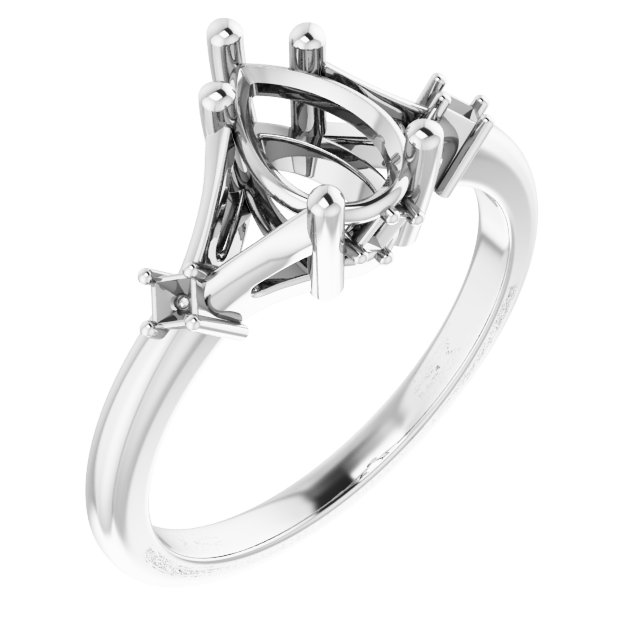 Accented Engagement Ring
