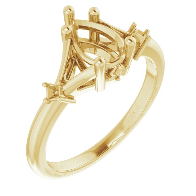 Accented Engagement Ring