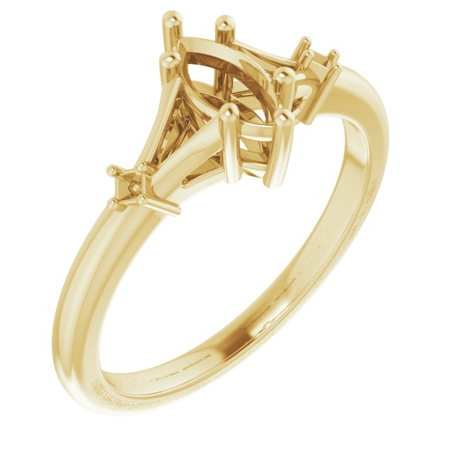 Accented Engagement Ring