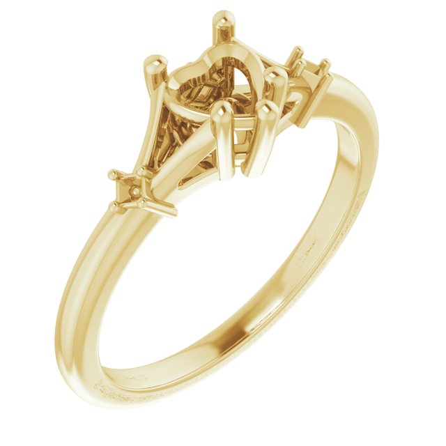 Accented Engagement Ring