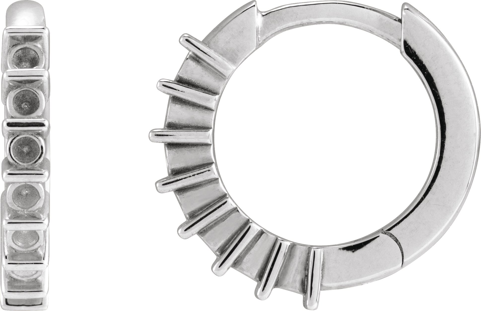 Hinged Hoop Earrings