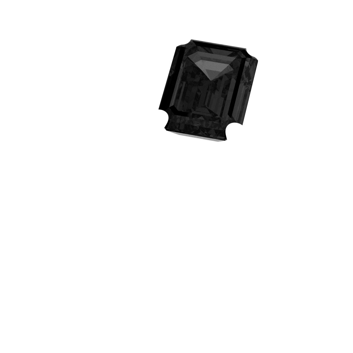 Asymmetric Solitaire Ring