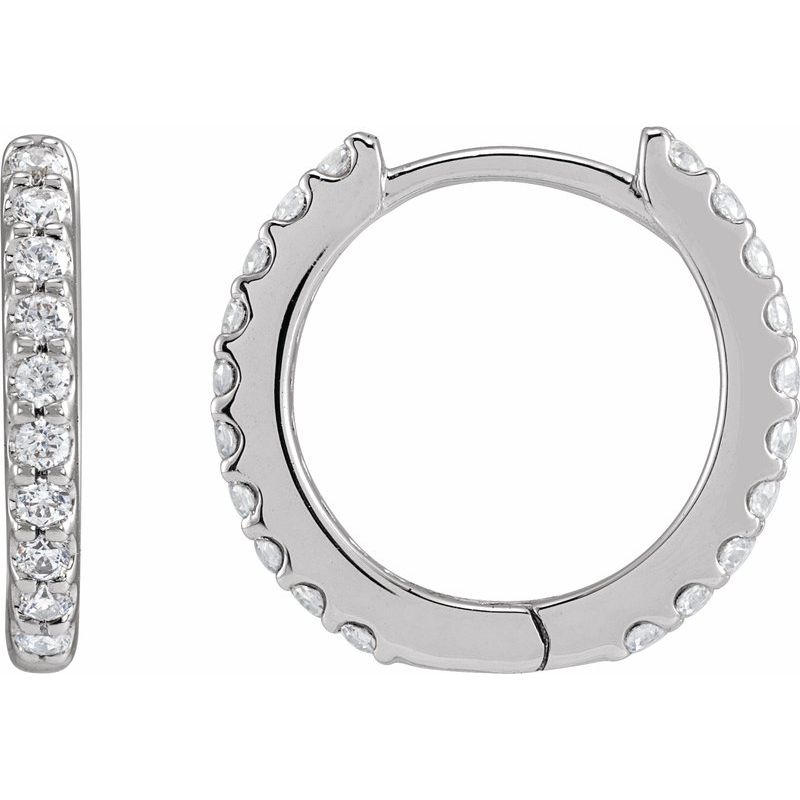 Accented Huggie Earrings