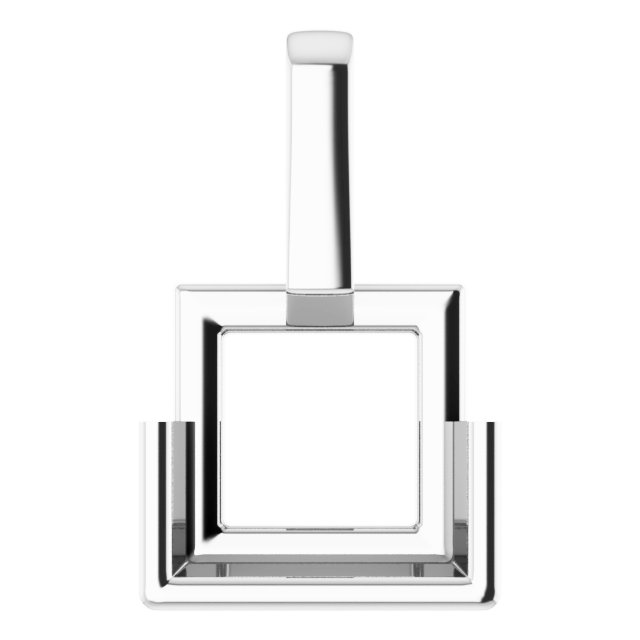 Half-Bezel Solitaire Pendant