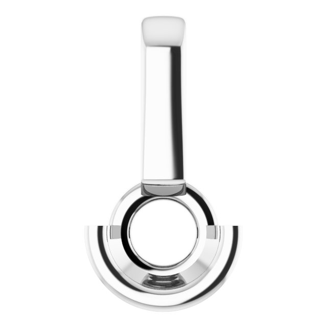 Half-Bezel Solitaire Pendant