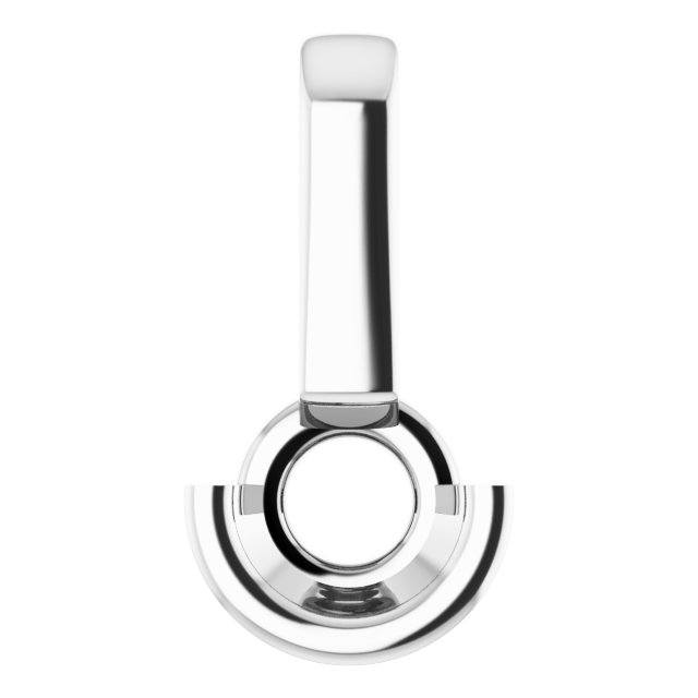 Half-Bezel Solitaire Pendant