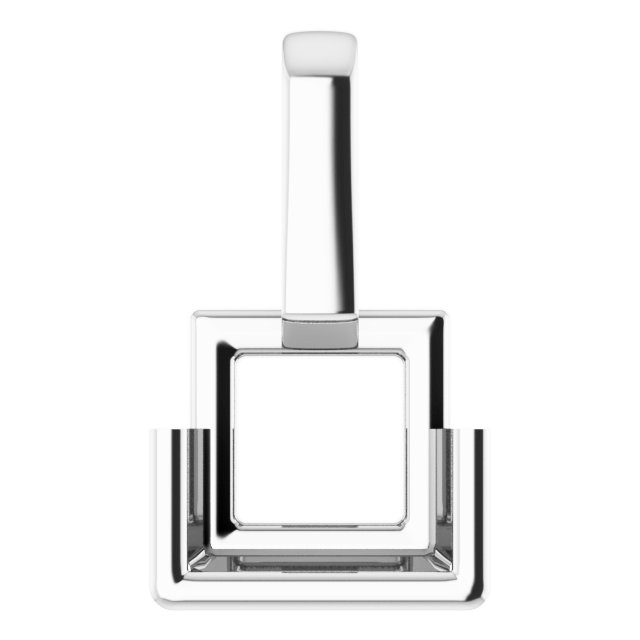 Half-Bezel Solitaire Pendant