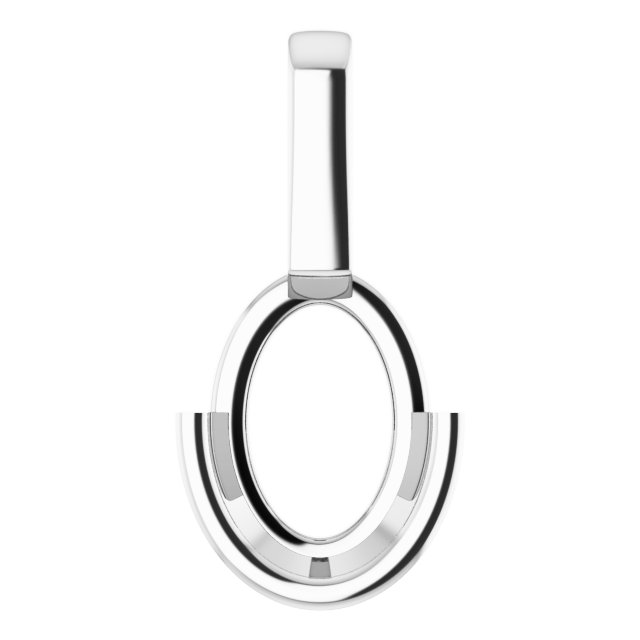 Half-Bezel Solitaire Pendant