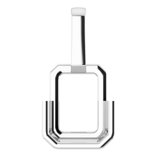 Half-Bezel Solitaire Pendant