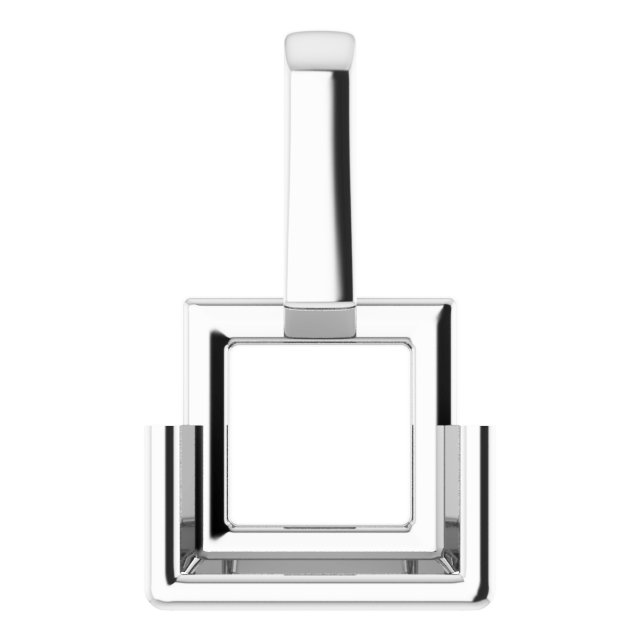 Half-Bezel Solitaire Pendant