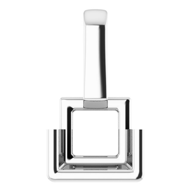 Half-Bezel Solitaire Pendant