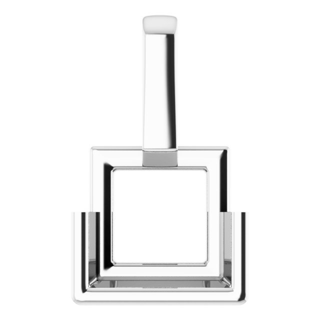 Half-Bezel Solitaire Pendant