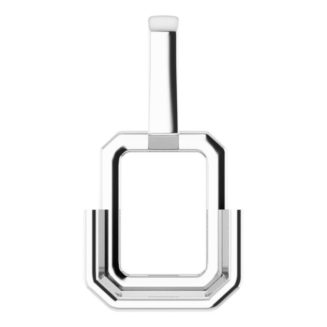 Half-Bezel Solitaire Pendant